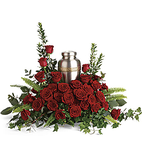 Red Rose Cremation Tribute