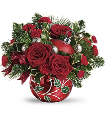 Red Holly Ornament