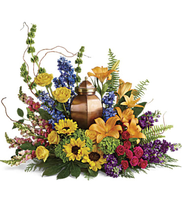 Garden Mix Cremation Tribute